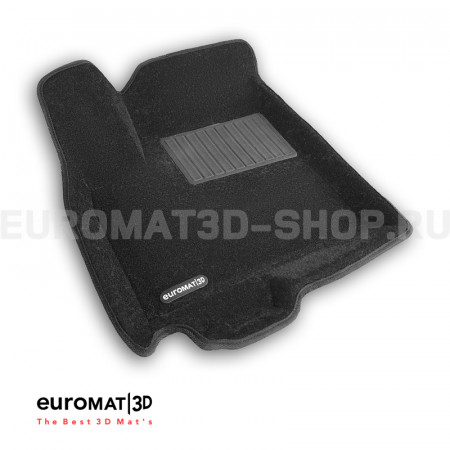Текстильные 3D коврики Euromat3D Business в салон для Chevrolet Aveo (2006-2012) № EMC3D-001511