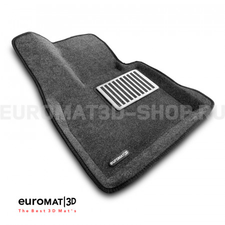 Текстильные 3D коврики Euromat3D Lux в салон для Bmw X5 (F15) (2015-) № EM3D-001215G Серые