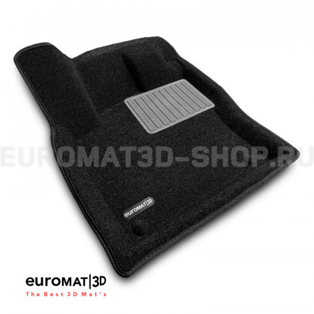 Текстильные 3D коврики Euromat3D Premium в салон для Skoda Kodiaq (2017-2024) № EMPR3D-004512