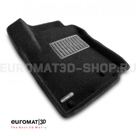 Текстильные 3D коврики Euromat3D Business в салон для Toyota 4Runner (2002-2009) № EMC3D-005141