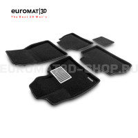 Текстильные 3D коврики Euromat3D Lux в салон для Bmw X7 (G07) (2019-) № EM3D-001226