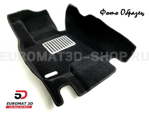 Текстильные 5D коврики с высоким бортом Euromat3D в салон для Lexus LX 570 (2008-2012) № EM5D-005118