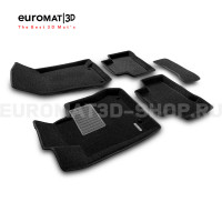 Текстильные 3D коврики Euromat3D Business в салон для Mercedes GLC-Class (X254) (2022-) № EMC3D-0035XX